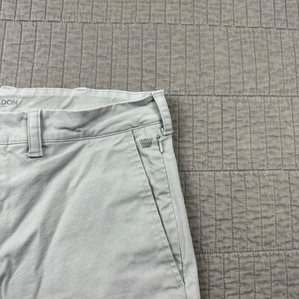 Mack Weldon Radius Chino Pants Mens 32x32 (32x30) Grey Stretch Tech Performance - Picture 3 of 15